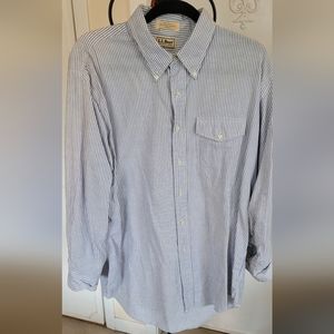 Vintage L.L. Bean Striped Button-Up Shirt